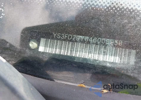 2004 Saab 9-3 Arc z USA, uszkodzony, nr VIN YS3FD79Y646009958